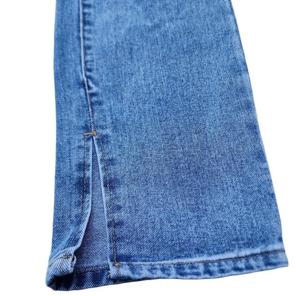 Momokrom Split Hem Straight Leg Jeans - Picture 3 of 5